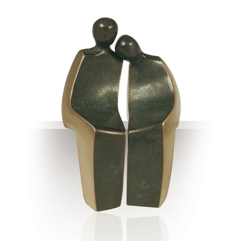 Bronzefigur Drømme Par  19 Cm  Gaveide 1795 - Kr  Figur Symboliserer Kærlighed Par