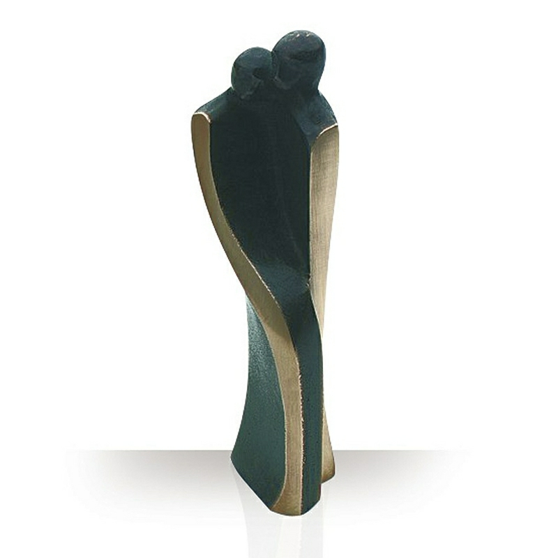Bronzefigur Hengivenhed Som Par  14 Cm  Kunstner Luise Kött-gärtner  Gaveide 1199 - Kr