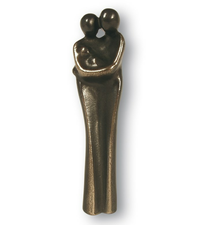Bronzefigur Par Med Baby  Højde 13 Cm  Barselgave Til Forældre Med Nyfødt 799 - Kr  Kunstner  Kerstin Stark
