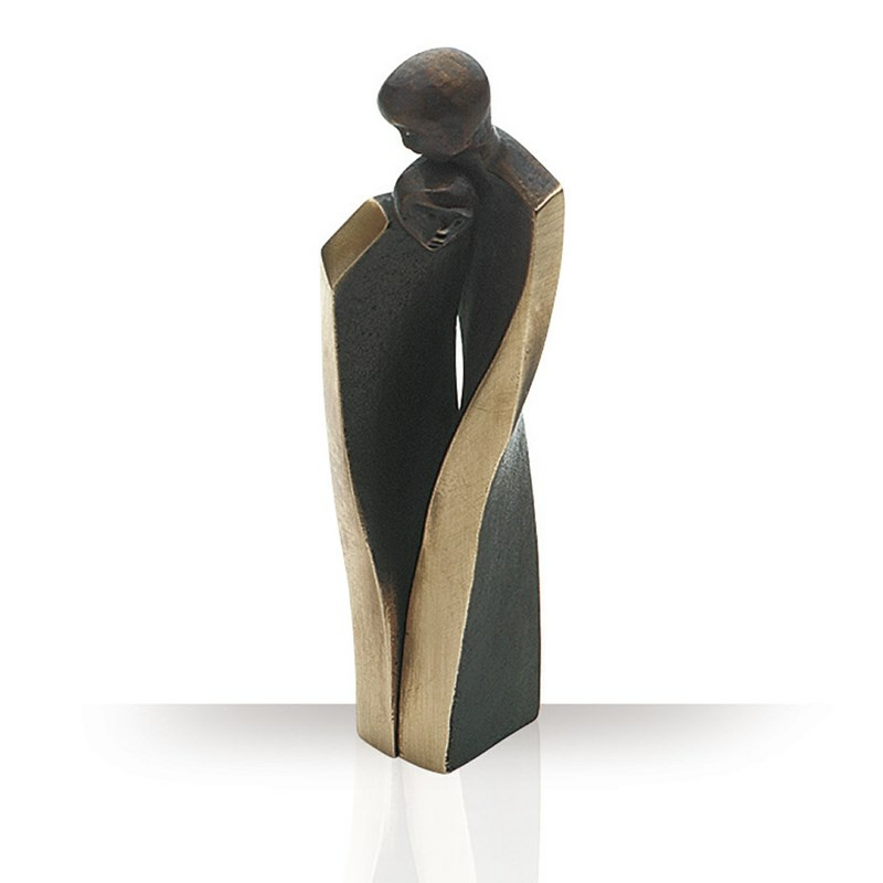 Bronzefigur Tryghed  14 Cm  Gaveide 1199 - Kr  Kunstner Luise Kött-gärtner  Sølv Eller Guldbryllupsgave