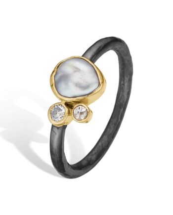 Cecilie Keshi Perle Ring 52