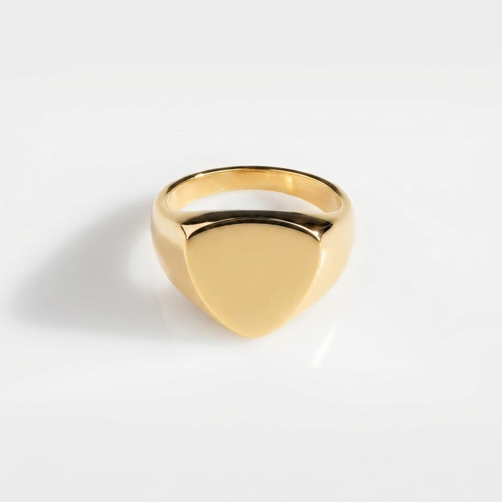 Classic Polygon Signet Ring  Guld  Str    Herre Northern Legacy