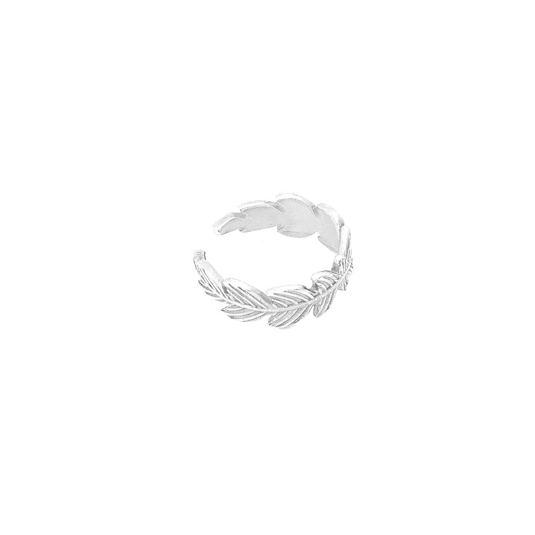 Cuff   ørering  Feathercuff Onesize Regulerbar Størrelse Sterling Sølv