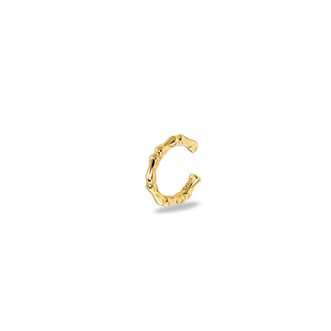 Cuff ørering Newbamboo Onesize Regulerbar Størrelse 18 Karat Forgyldt Sterling