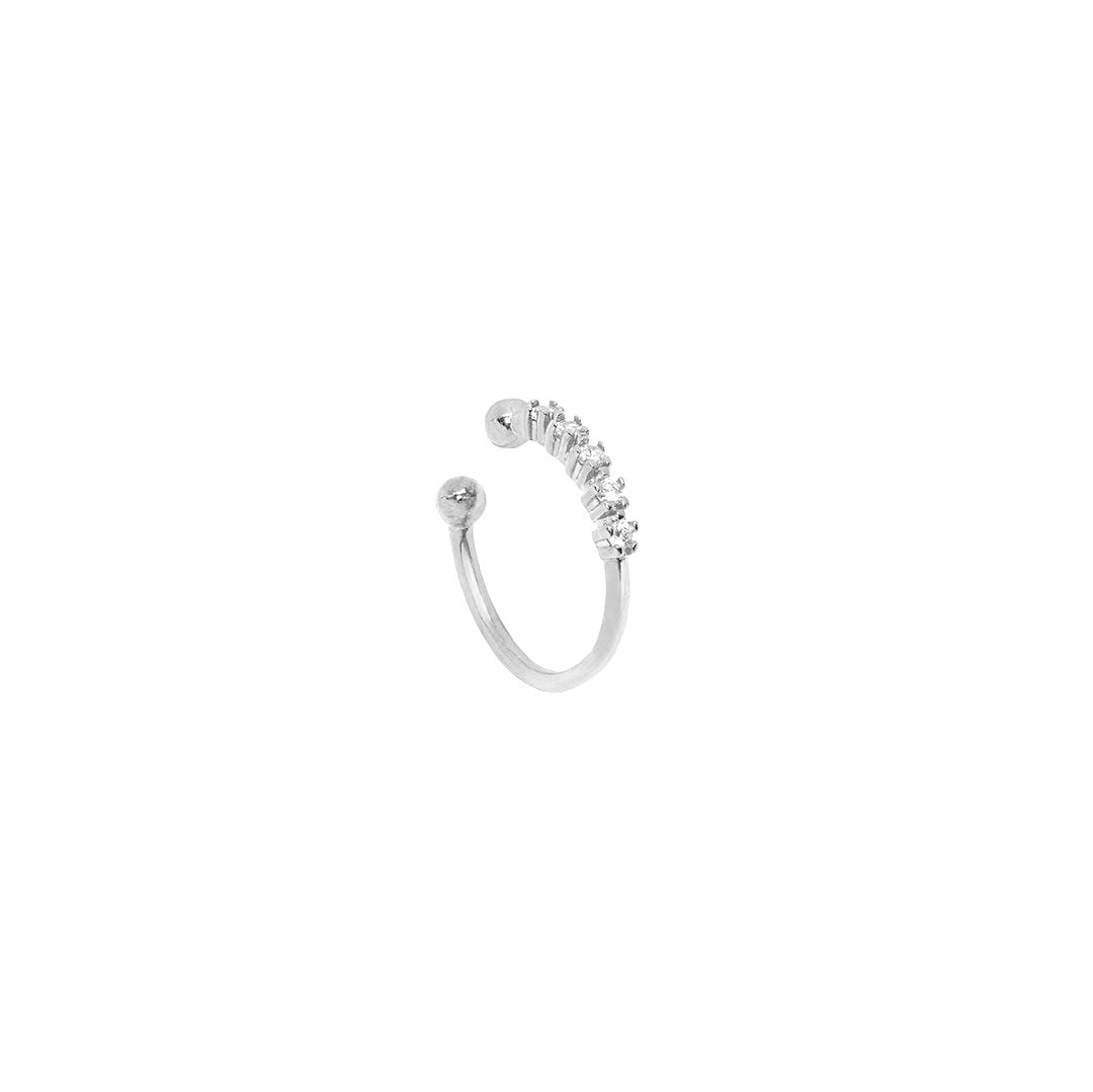 Cuff ørering Quintet Onesize Regulerbar Størrelse Sterling Sølv