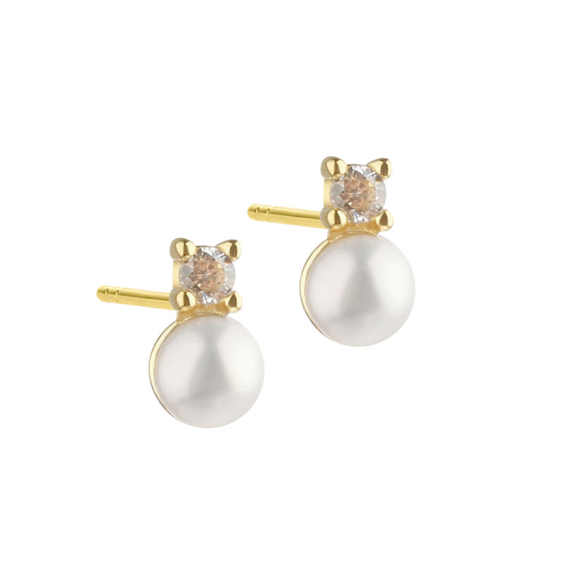Darling Bubbels Earstud   Golden