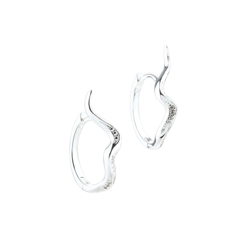 Darling River Hoop Big   Silver