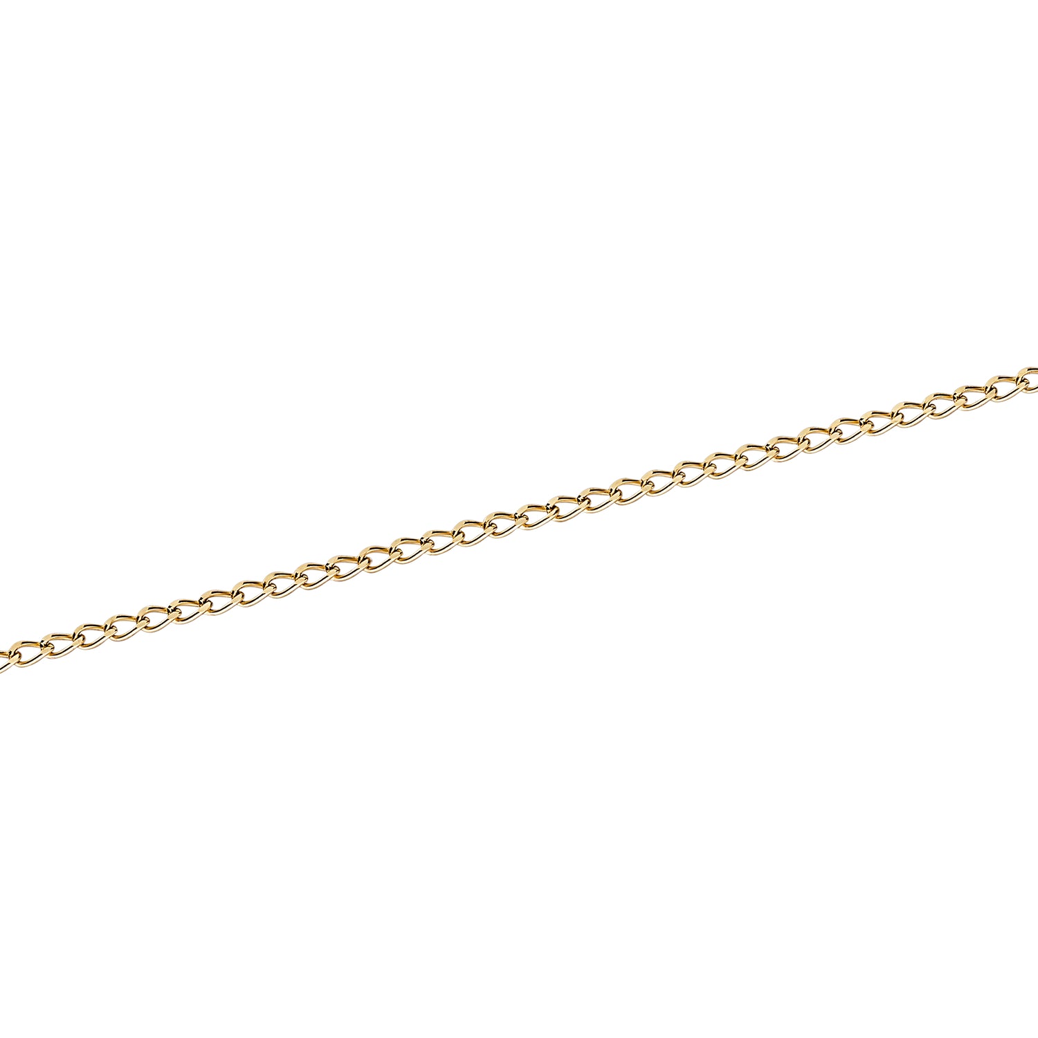 Diamond-cut Curb Chain