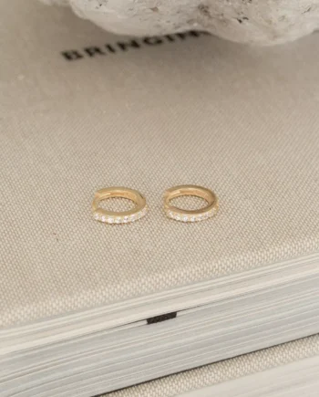 Dina 13 Mm Guld Hoops
