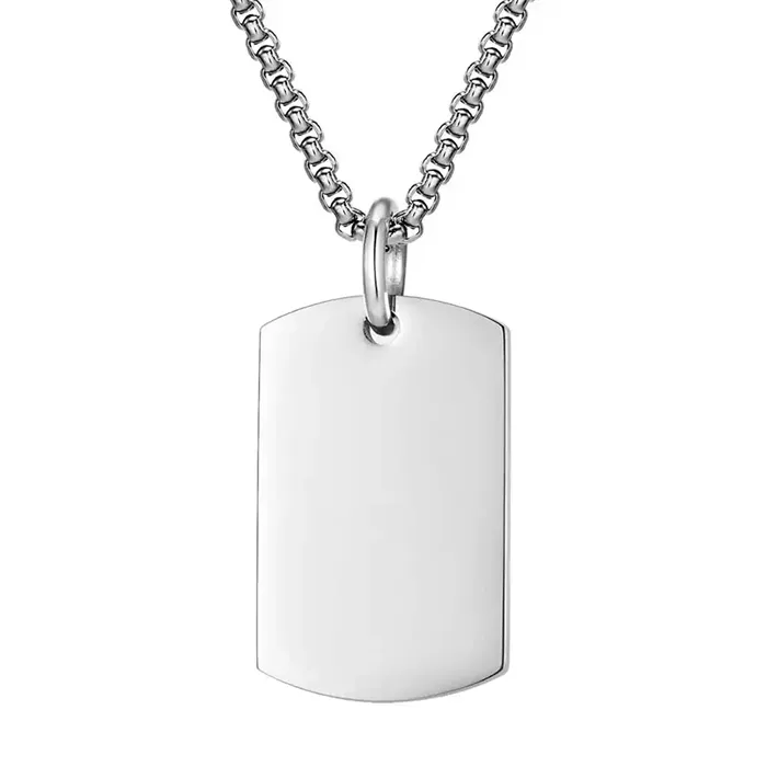 Dog Tags   Blank ædelstål
