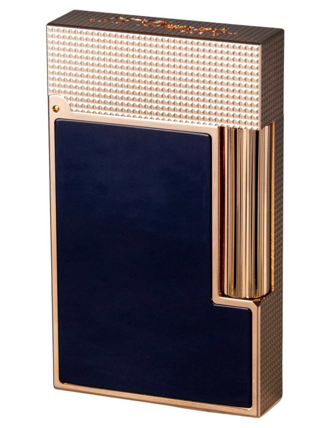 Dupont Flintlighter Ligne     Mat Blå Og Rosaguld