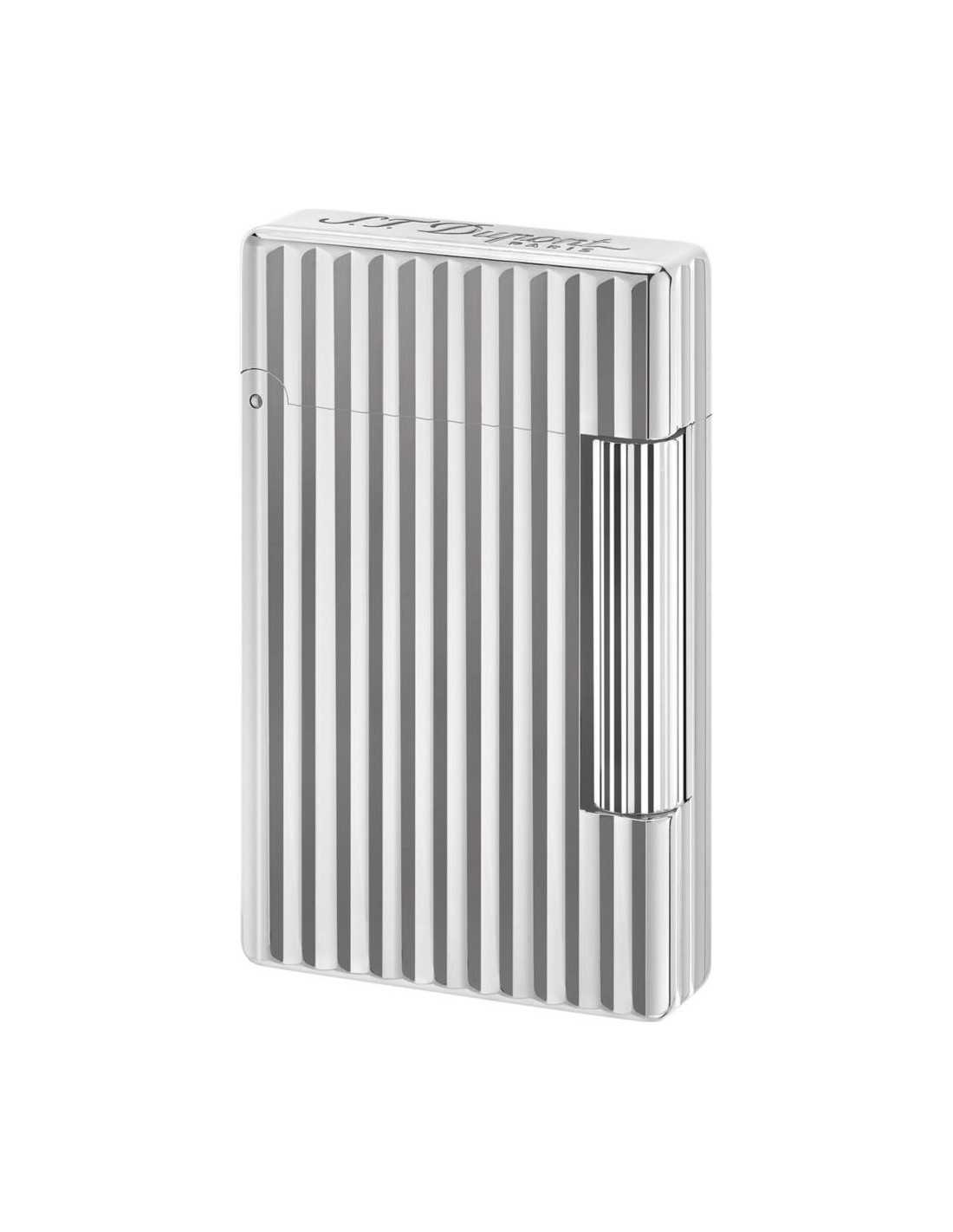 Dupont Lighter  Quot Initial Quot  Line Chrome Color Flint Lighter 020802