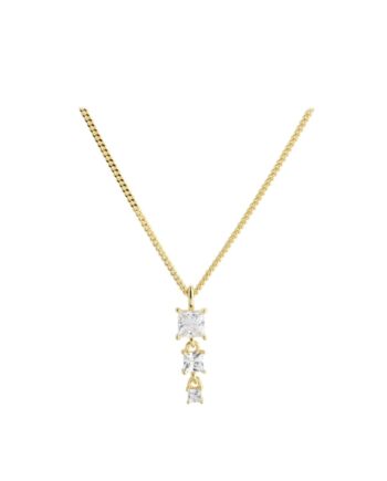 Edge Necklace   Golden