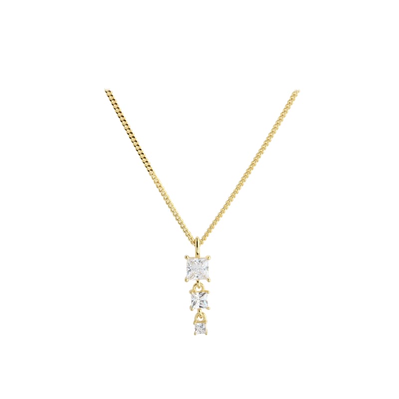 Edge Necklace   Golden
