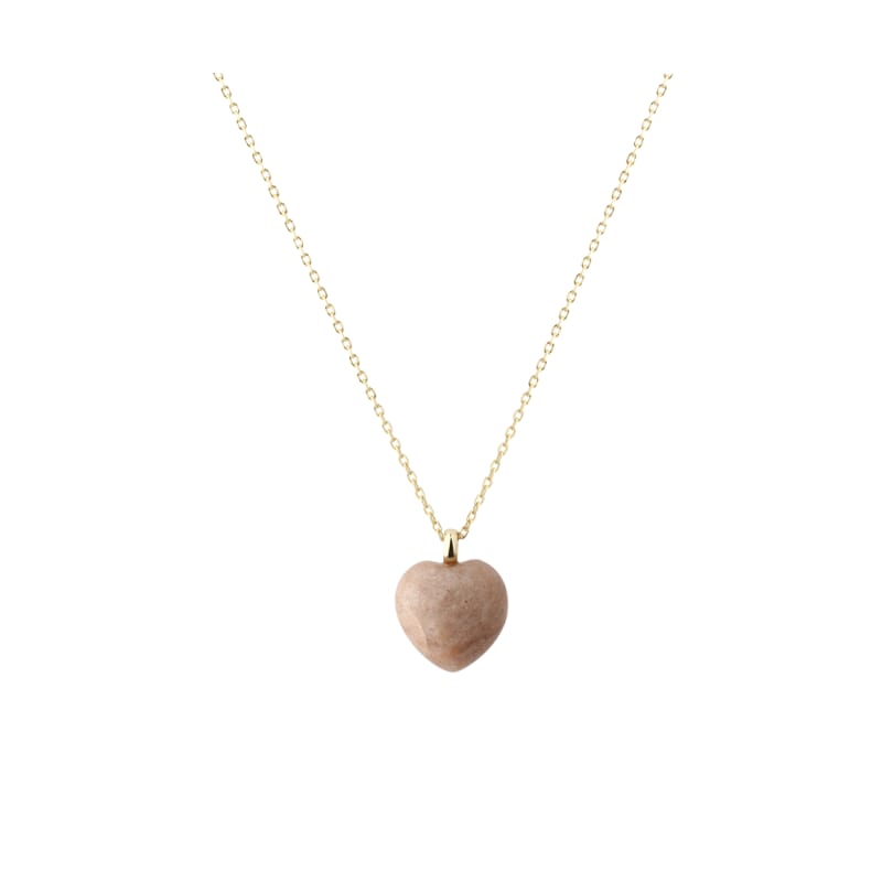 Eira Big Rose Heart   Golden