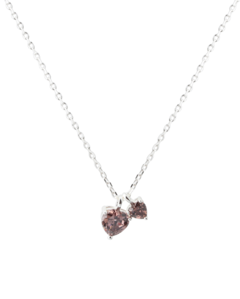 Eira Heart Necklace   Silver