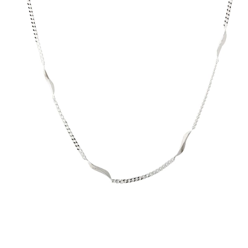 Elara Necklace   Silver