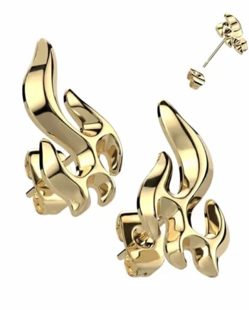 Flame ørestik Ip Gold   Stk