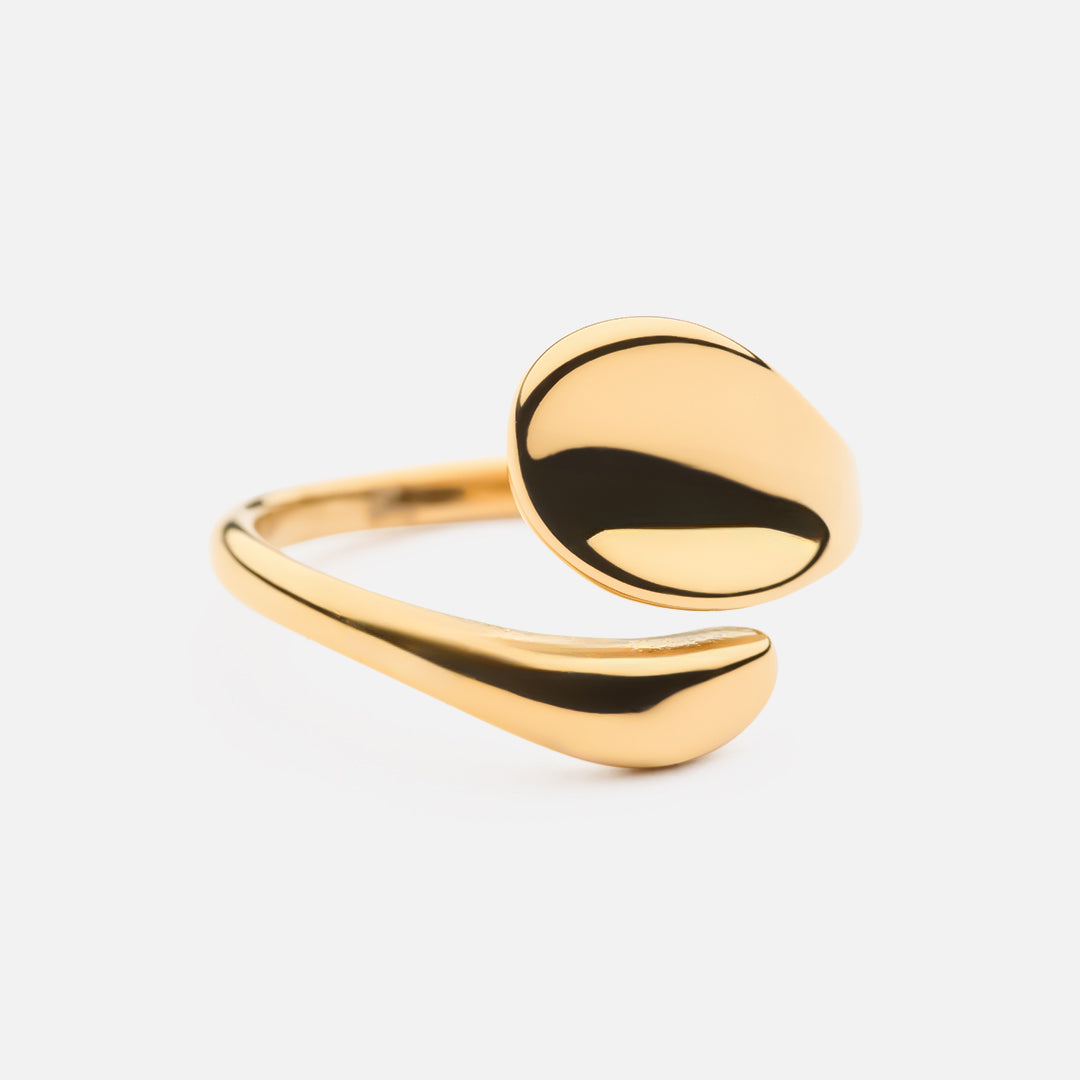 Flow Ring 18k Guldbelagt