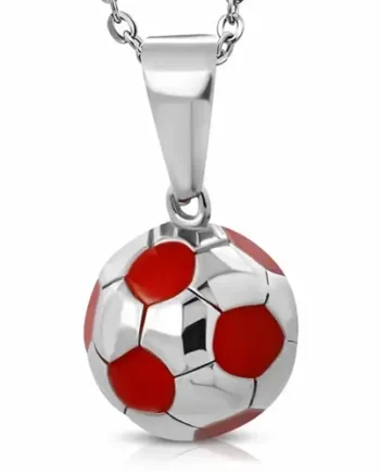 Fodbold   Rustfrit Stål Red
