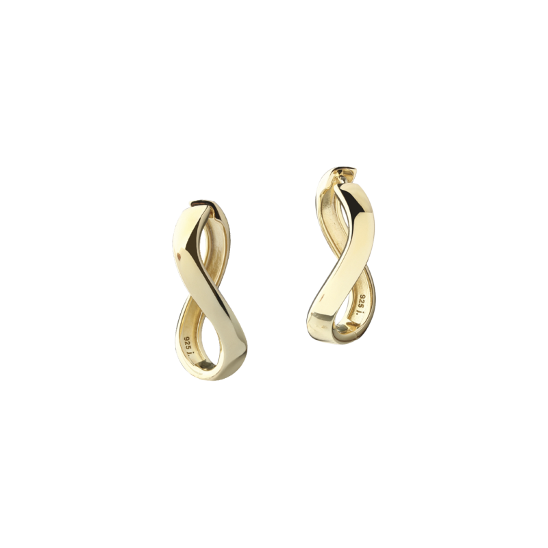 Forever Hoop Small   Golden