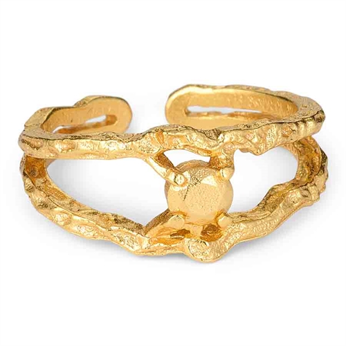 Forgyldt 14k Og   Sterling Sølv