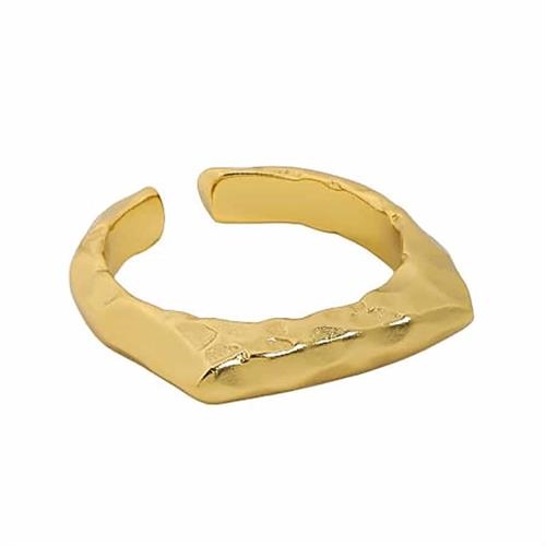 Forgyldt 14k Sterling Sølv Ring
