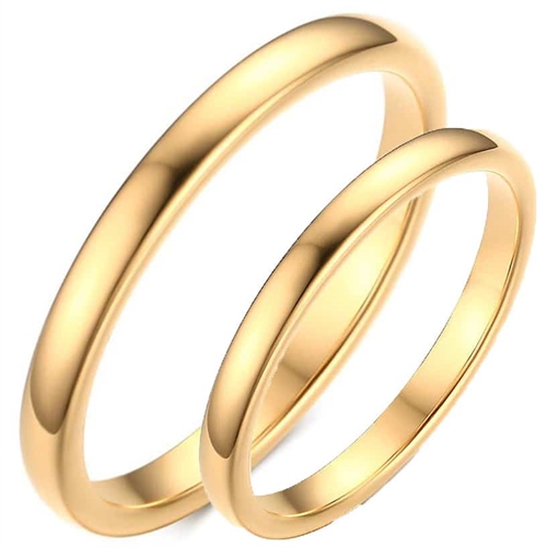 Forgyldt Tungstenring