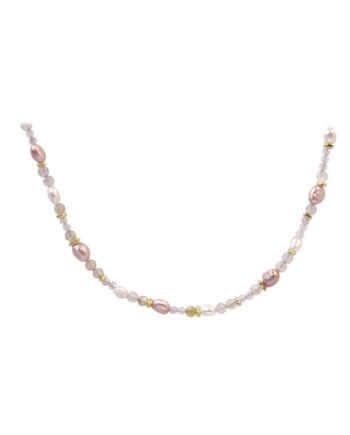 Fresa Rose Necklace     Golden