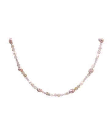 Fresa Rose Necklace     Silver