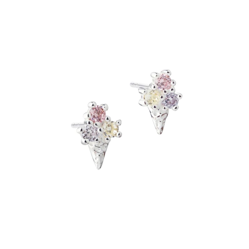 Frozen Earstud   Silver