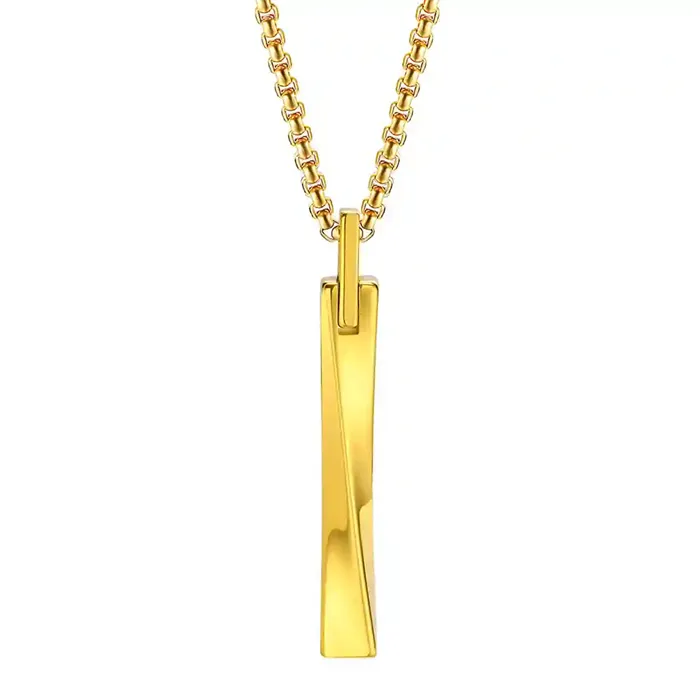 Gold Ip Tungsten Halssmykke