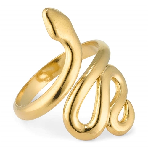 Golden Snake Fingerring 14k
