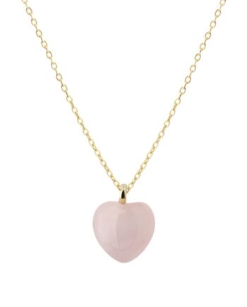 Grace Heart Necklace   Golden