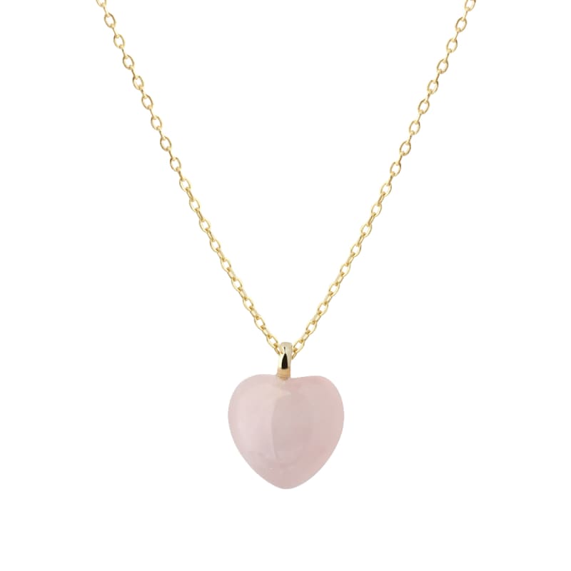 Grace Heart Necklace   Golden