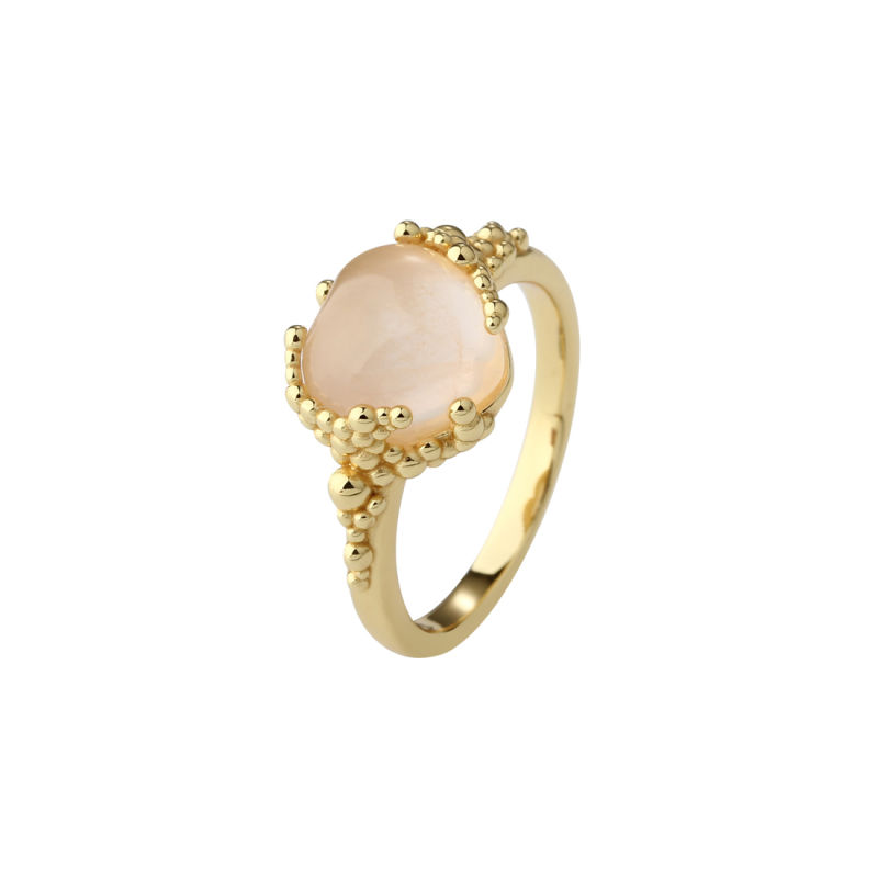 Grace Heart Ring   Golden
