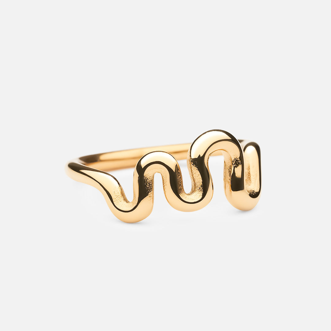 Gratia Ring 18k Guldbelagt