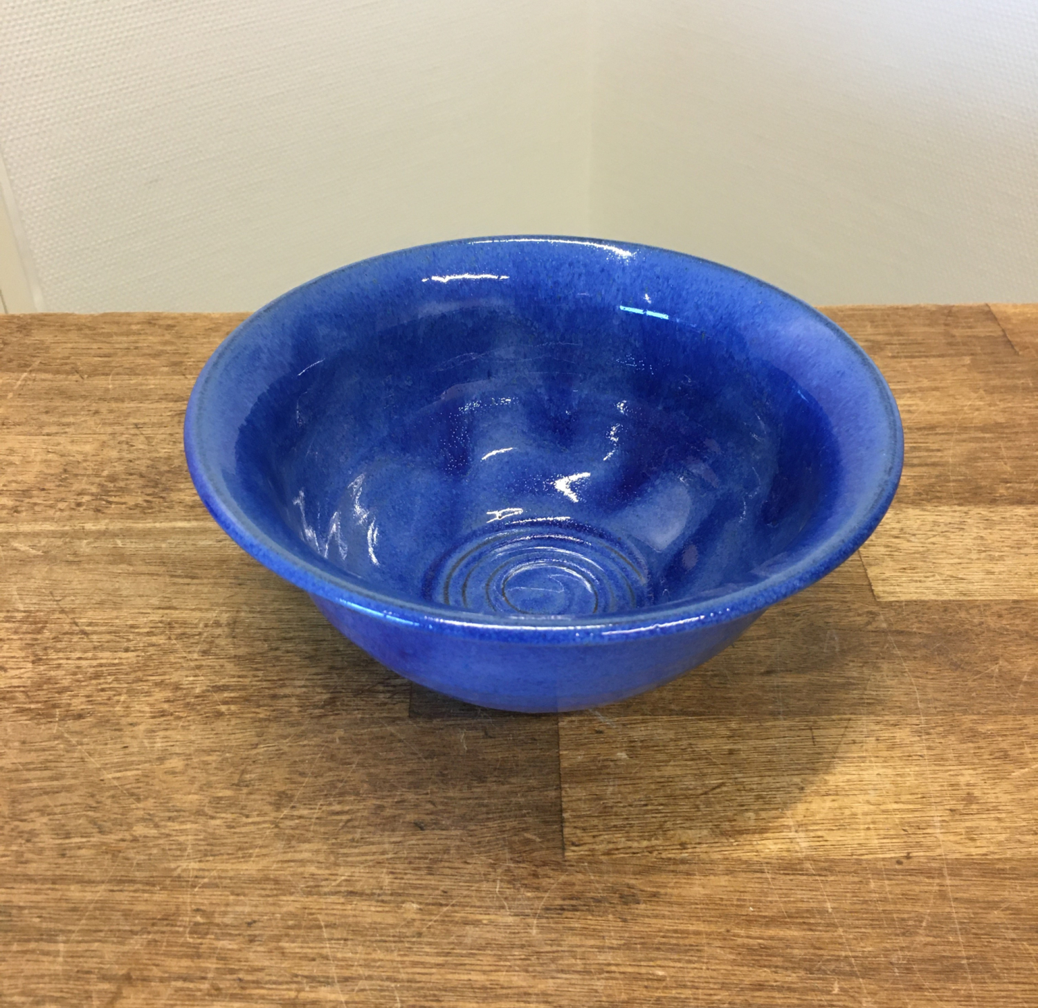 Håndlavet Keramik Skåle  12 Farver  Unika Keramik Skål ø17 Cm  Hurtig Levering  Farve Blå