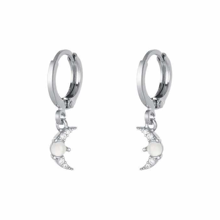 Half Moon ørering Med Cz
