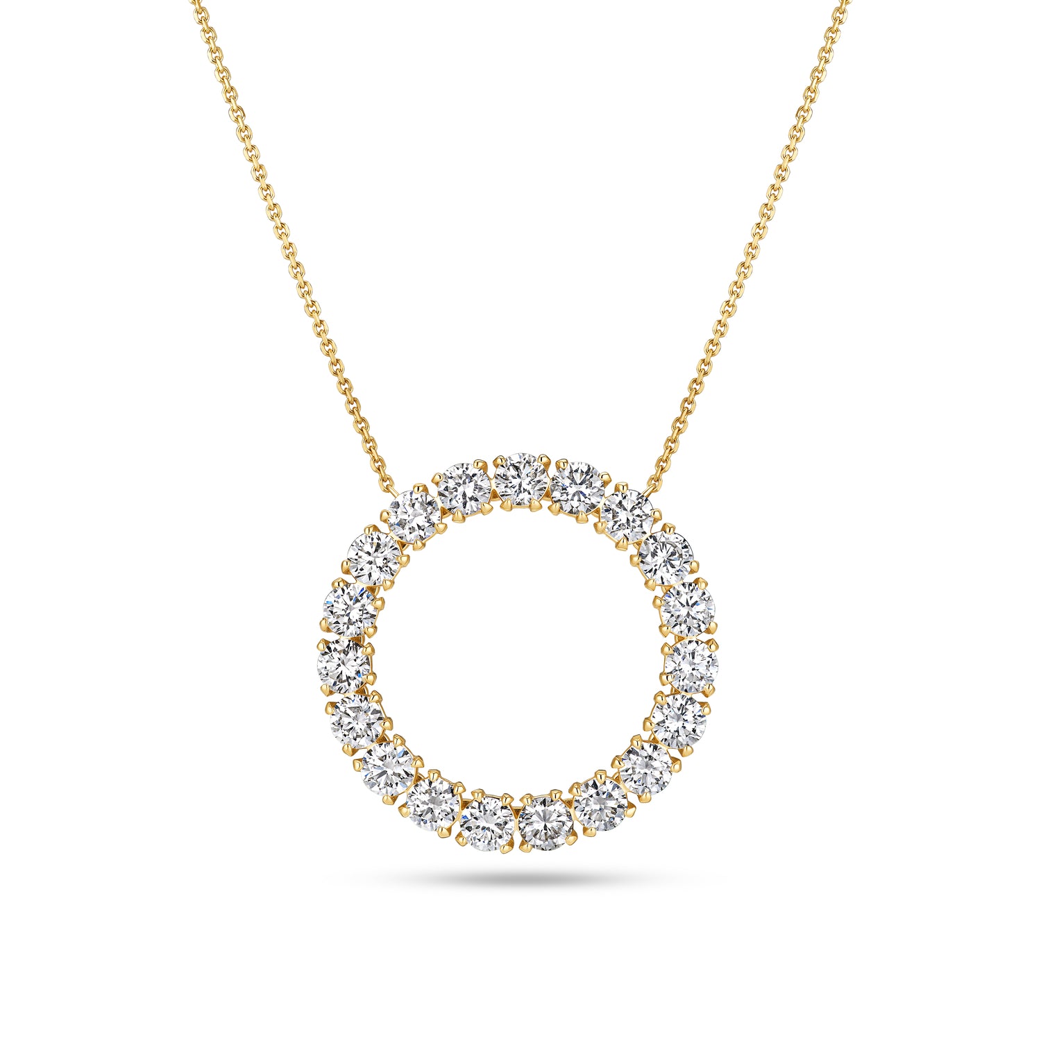 Halskæde Bellina 14 Kt Guld El  Hvidguld   90 Ct Tw  -  Vs Lab-grown Diamanter