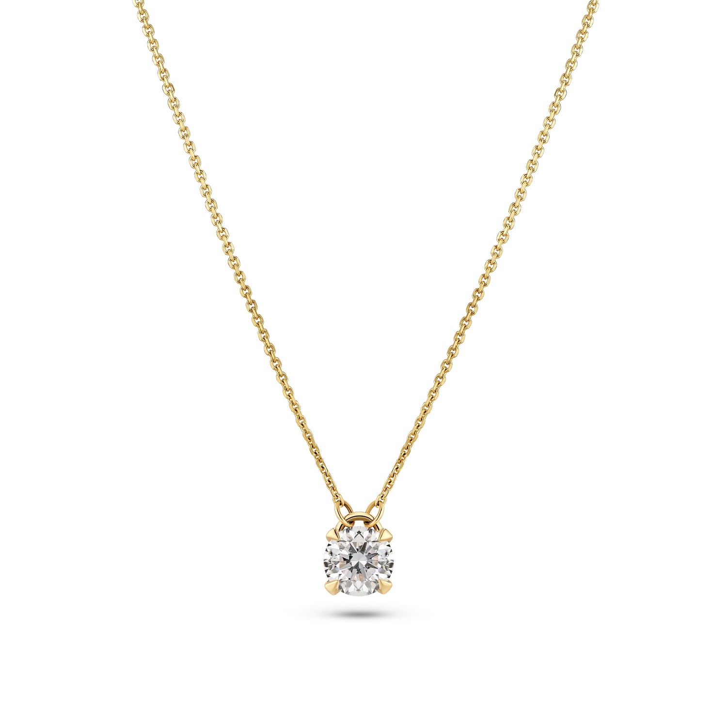 Halskæde Venice 14 Kt  Guld El  Hvidguld   50-  00 Ct Tw  -  Vs Lab-grown Diamant