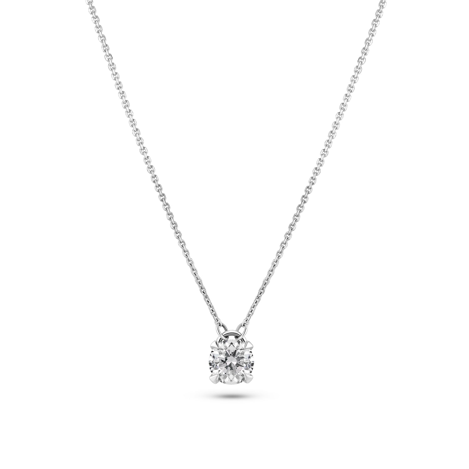Halskæde Venice 14 Kt  Guld El  Hvidguld   50-  00 Ct Tw  -  Vs Lab-grown Diamant
