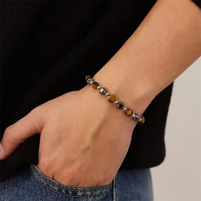 Hametit Tiger Eye Perlearmbånd