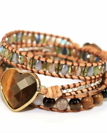 Handmade Armbånd Med Natursten