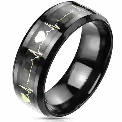 Heartbeat Blackcoatet Herrering Inlay