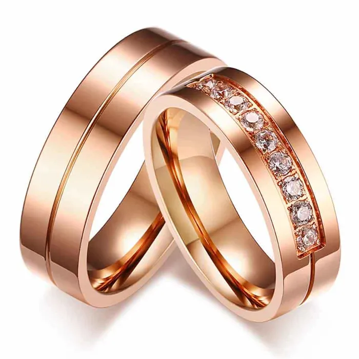 Heavenly Rosé Forlovelse Eller Vielsesring