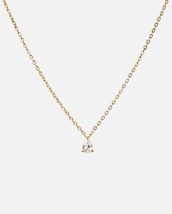 Ice Drop Zirkon Halskæde 18k Guldbelagt