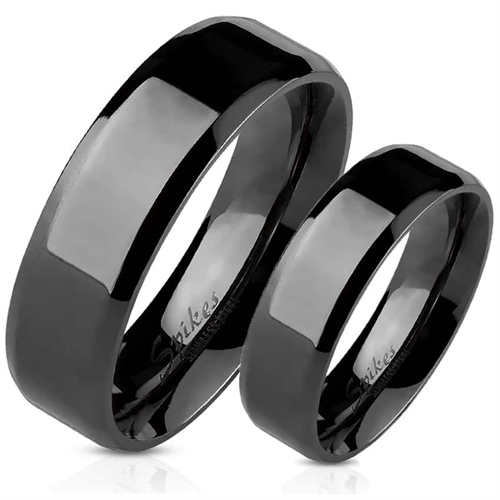 Ip Sort Forlovelsesring Spikes