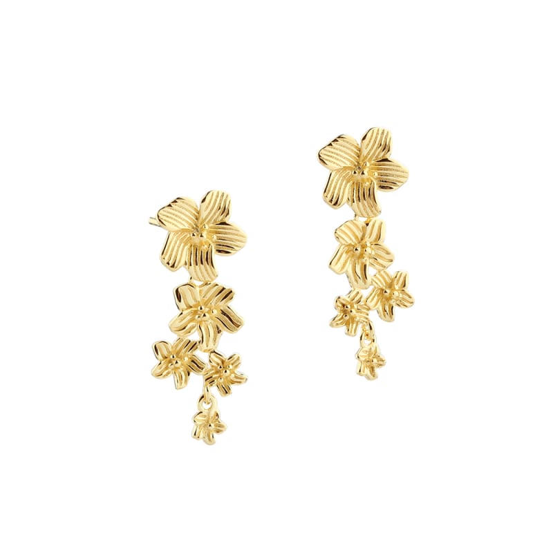 Jasmin Big Earstud   Golden
