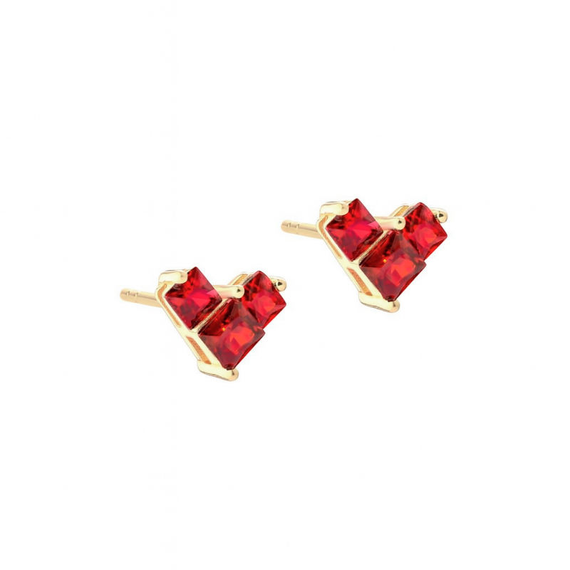 Kara Heart Red   Golden